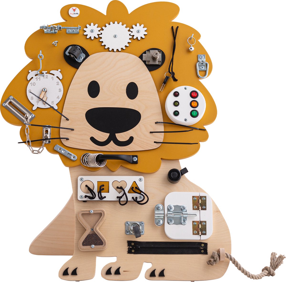 Foxy Family Edmund de Leeuw Activiteitenbord - Vrijstaand