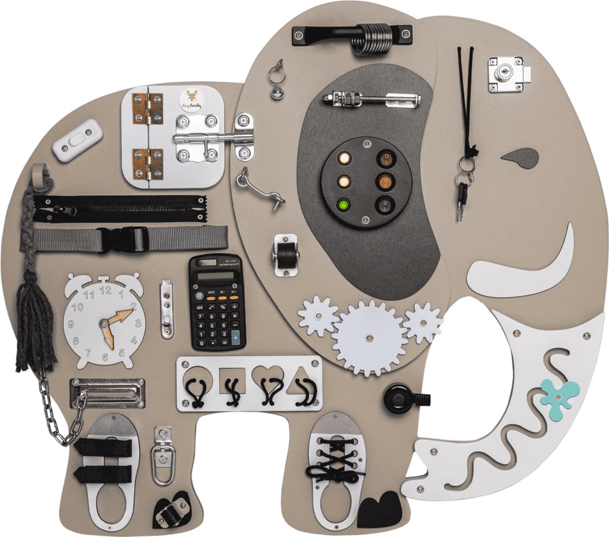 Foxy Family Kostek de Olifant Activiteitenbord - Niet Vrijstaand