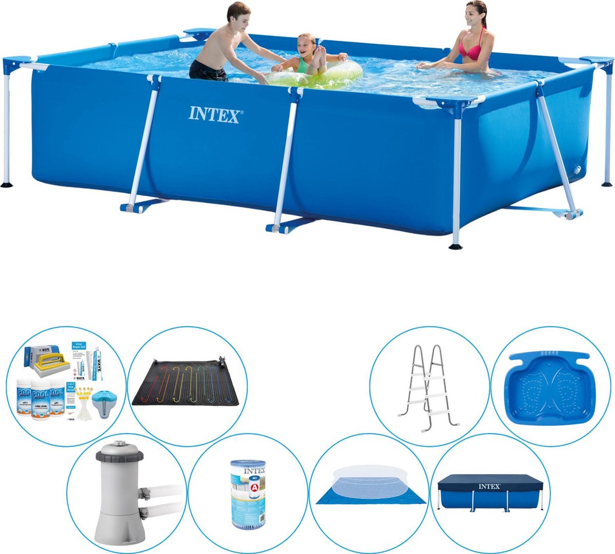 Frame Pool Rechthoekig 300x200x75 cm - Zwembad Super Deal