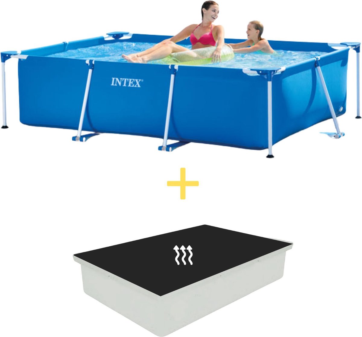 Zwembad - Frame Pool - 220 x 150 x 60 cm - Inclusief Solarzeil