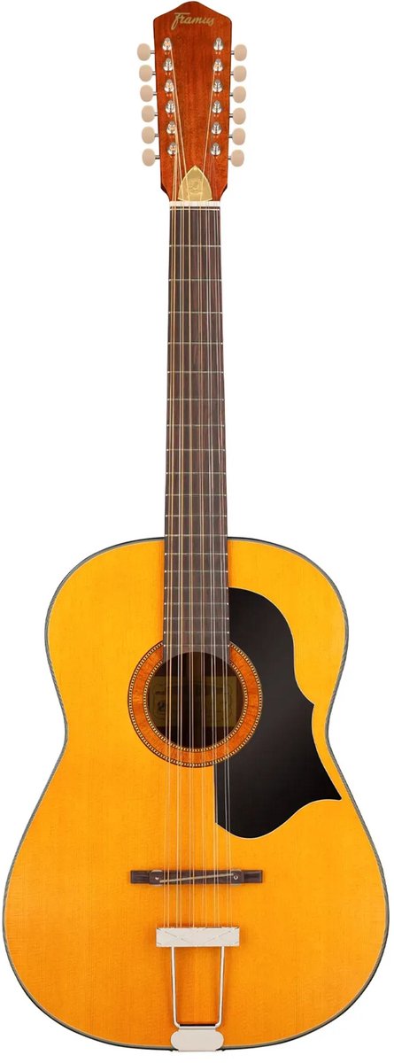 Framus Hootenanny Vintage Natural Nitro 12-String - 12-String akoestische gitaar