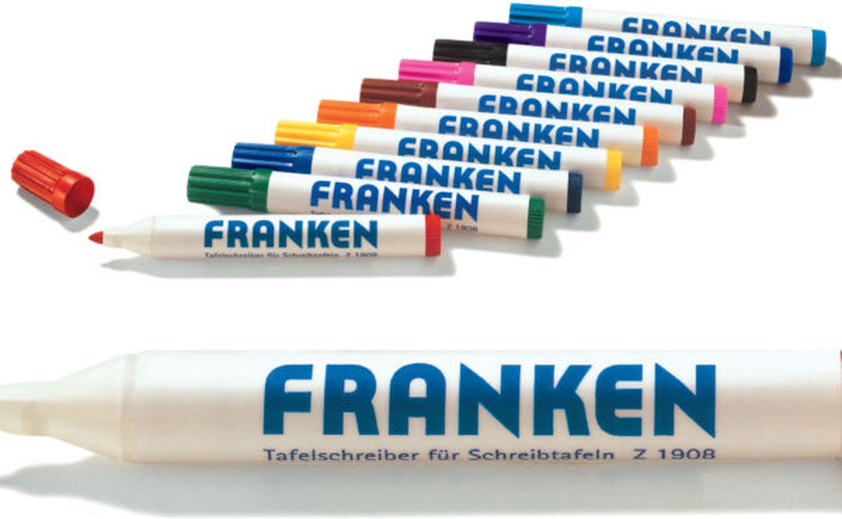 Franken bordstift Z1901, navulbaar, 10 stuks