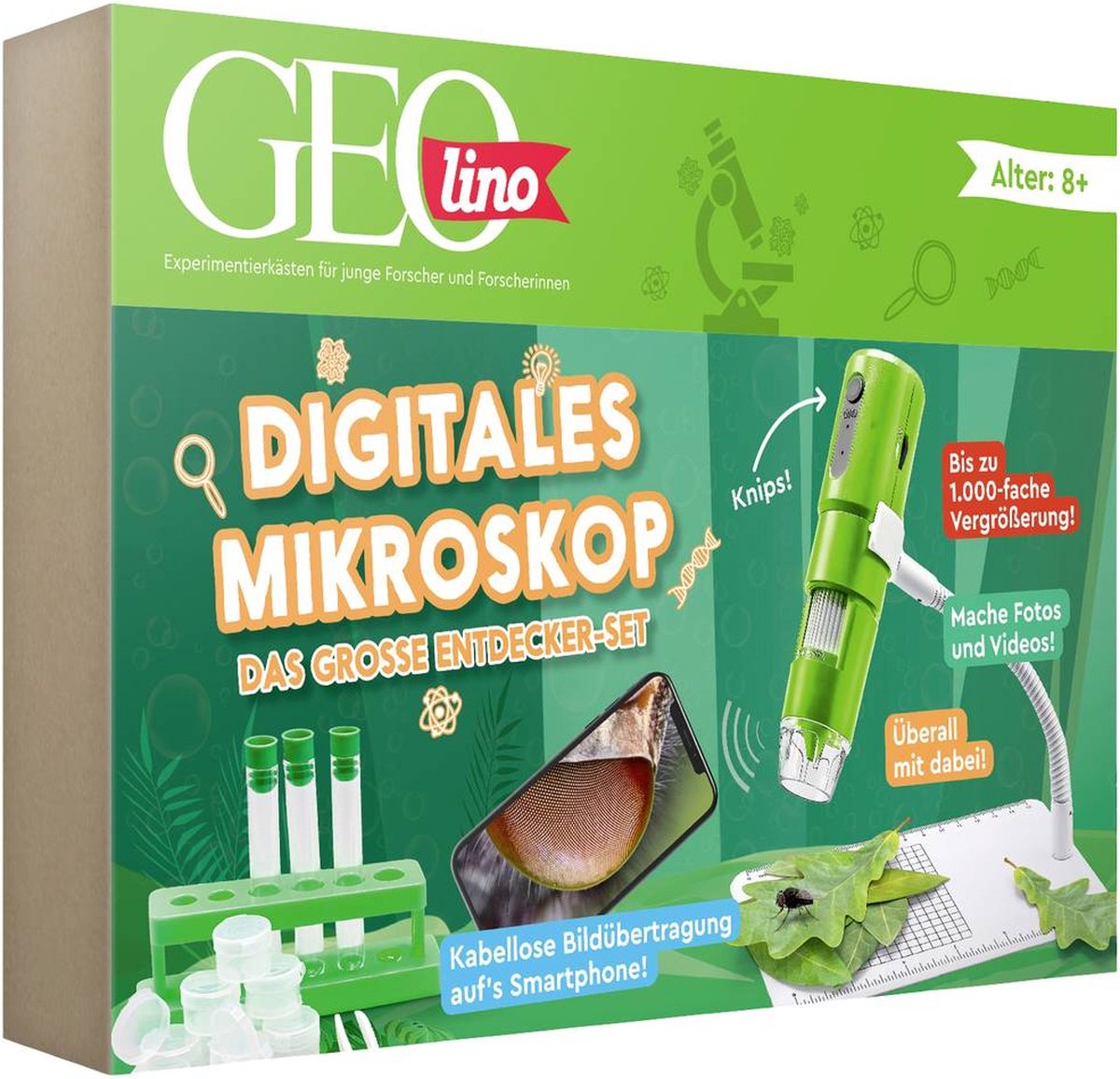 Franzis Verlag 67184 GEOLINO Das digitale Mikroskop Adventure box Vanaf 8 jaar