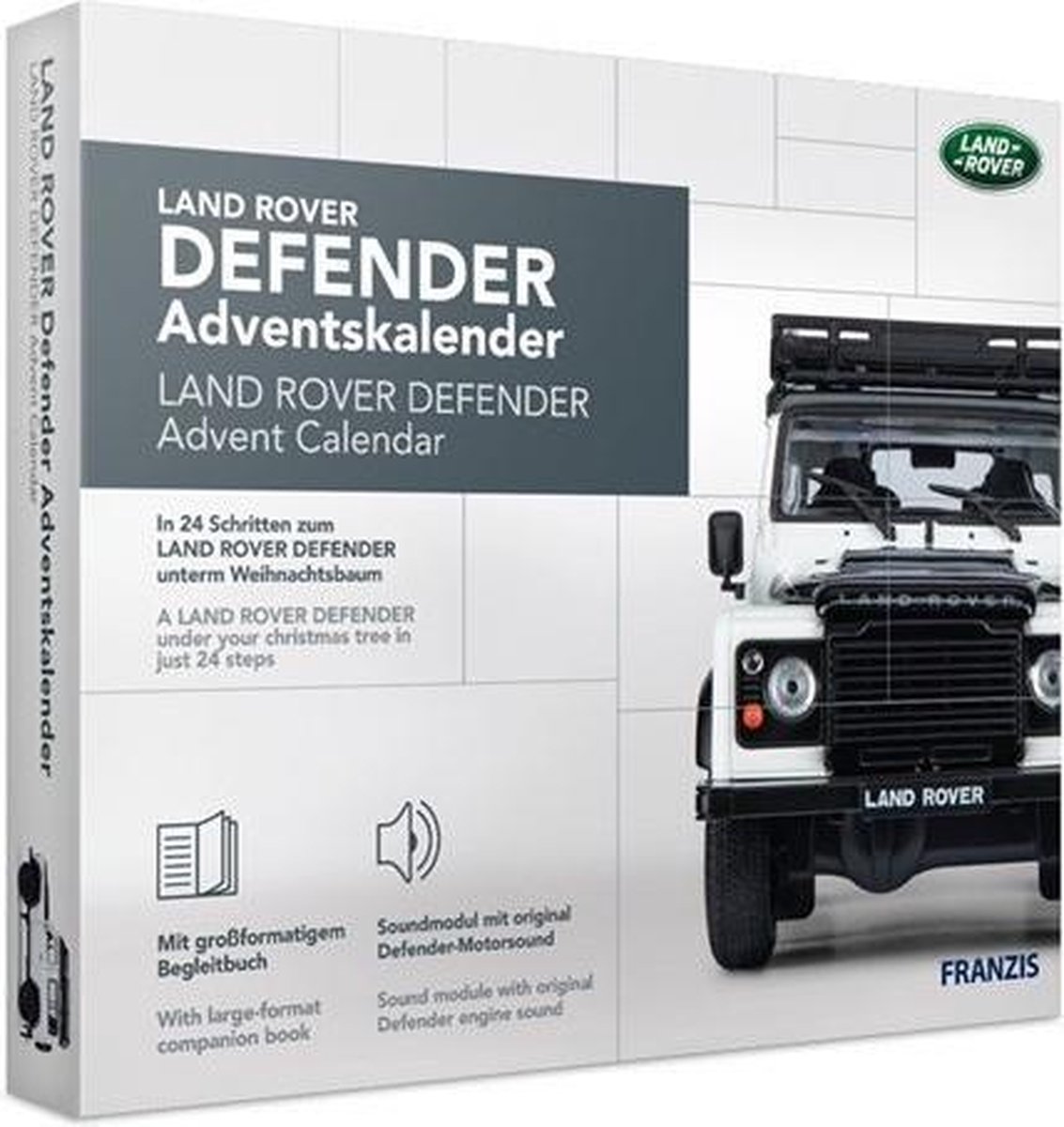 Franzis Adventkalender Land Rover Defender - Grijs - 24-delig