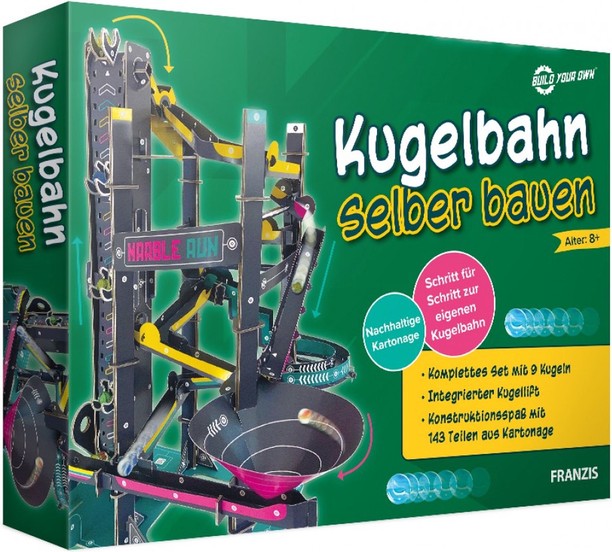   Modelbouwpakket - 67173-8 Marble Run! - Zelf te Bouwen Knikke Karton -   -