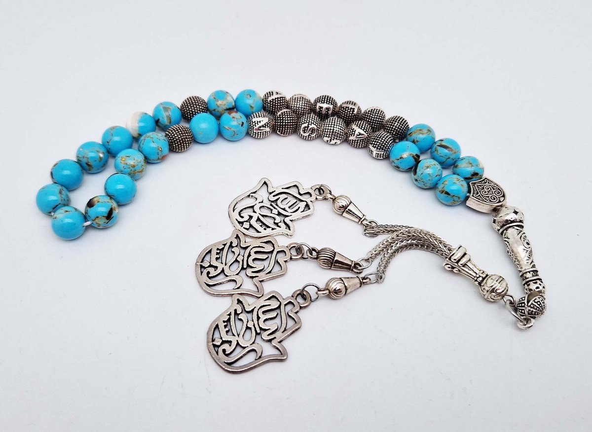 Handgemaakte Tasbih Natuursteen Twee 