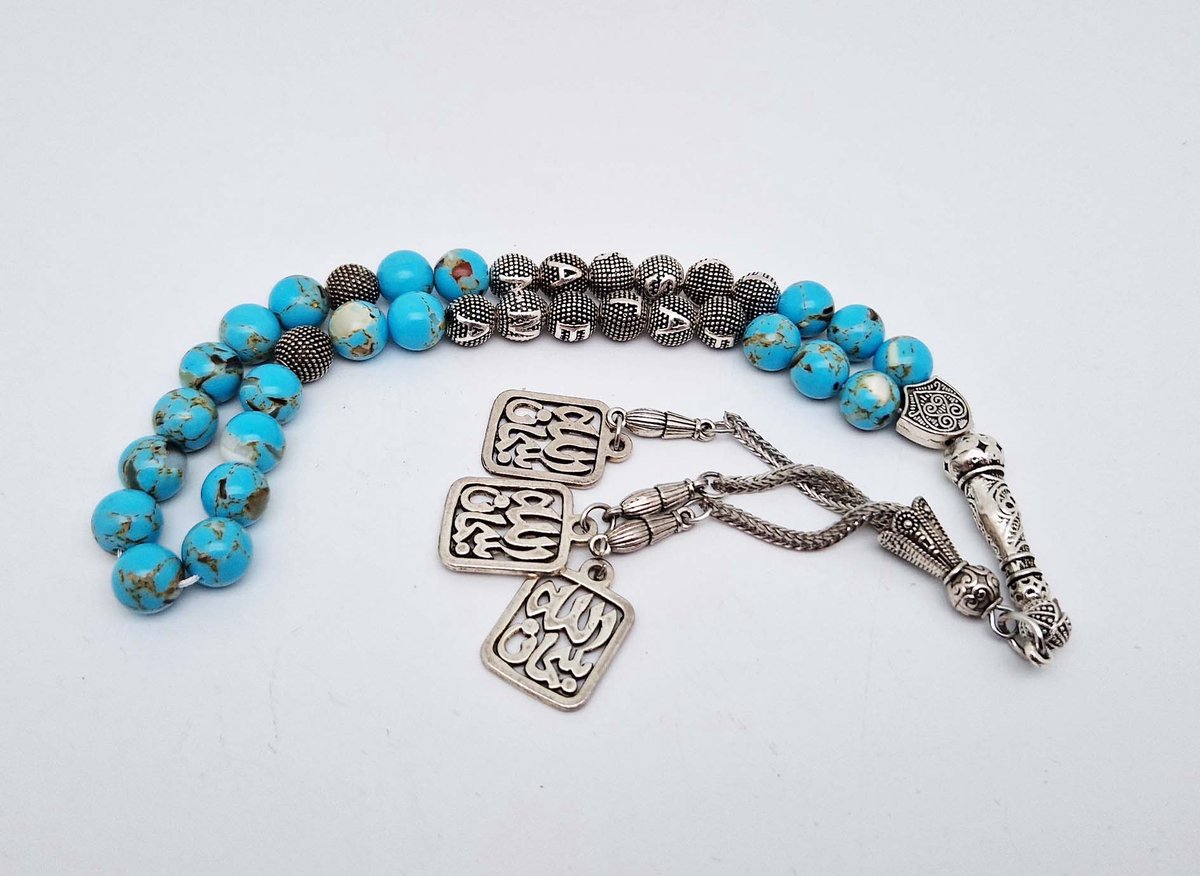 Handgemaakte Tasbih Natuursteen Twee 