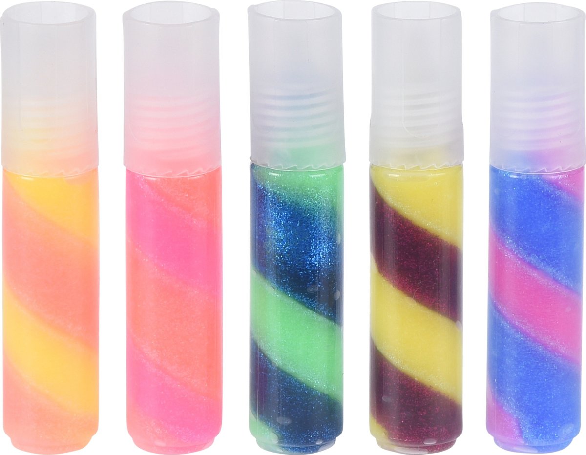 Free And Easy Glitterlijm 5 Stuks 20 Ml