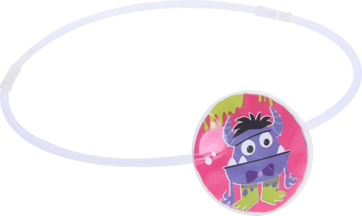 Free And Easy Ketting Glow-in-the-dark Roze 8-delig