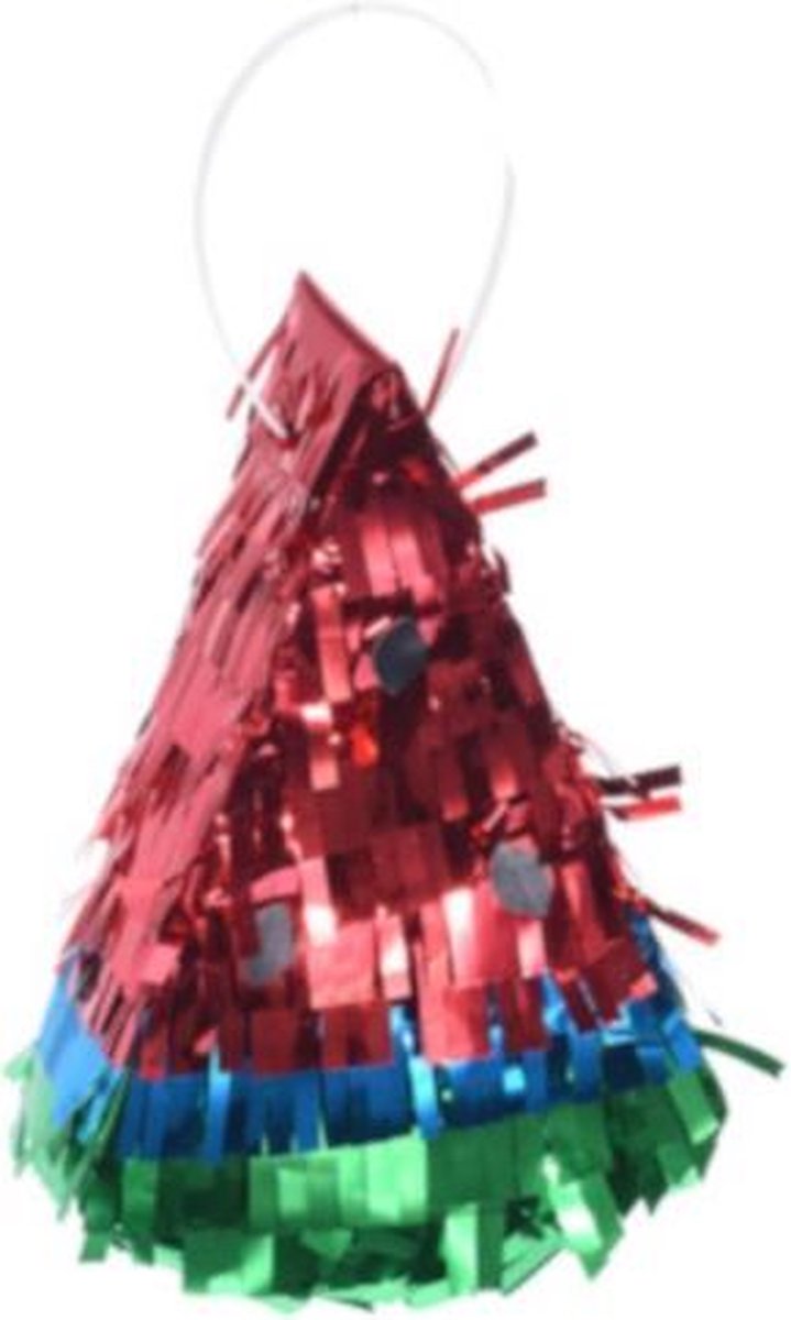Free And Easy Piñata Watermeloen Junior Papier Rood/groen
