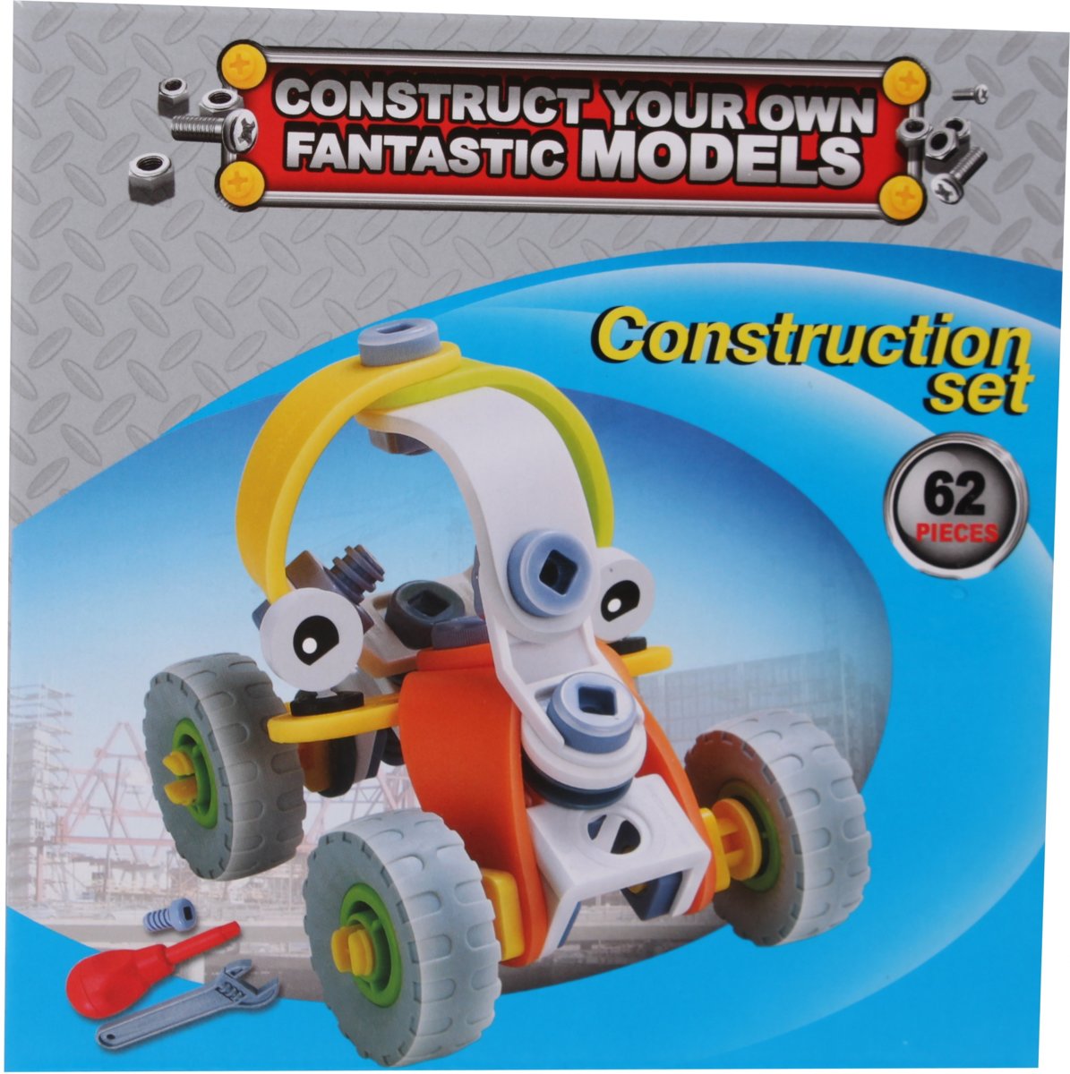 Free And Easy Constructieset Buggy 62-delig