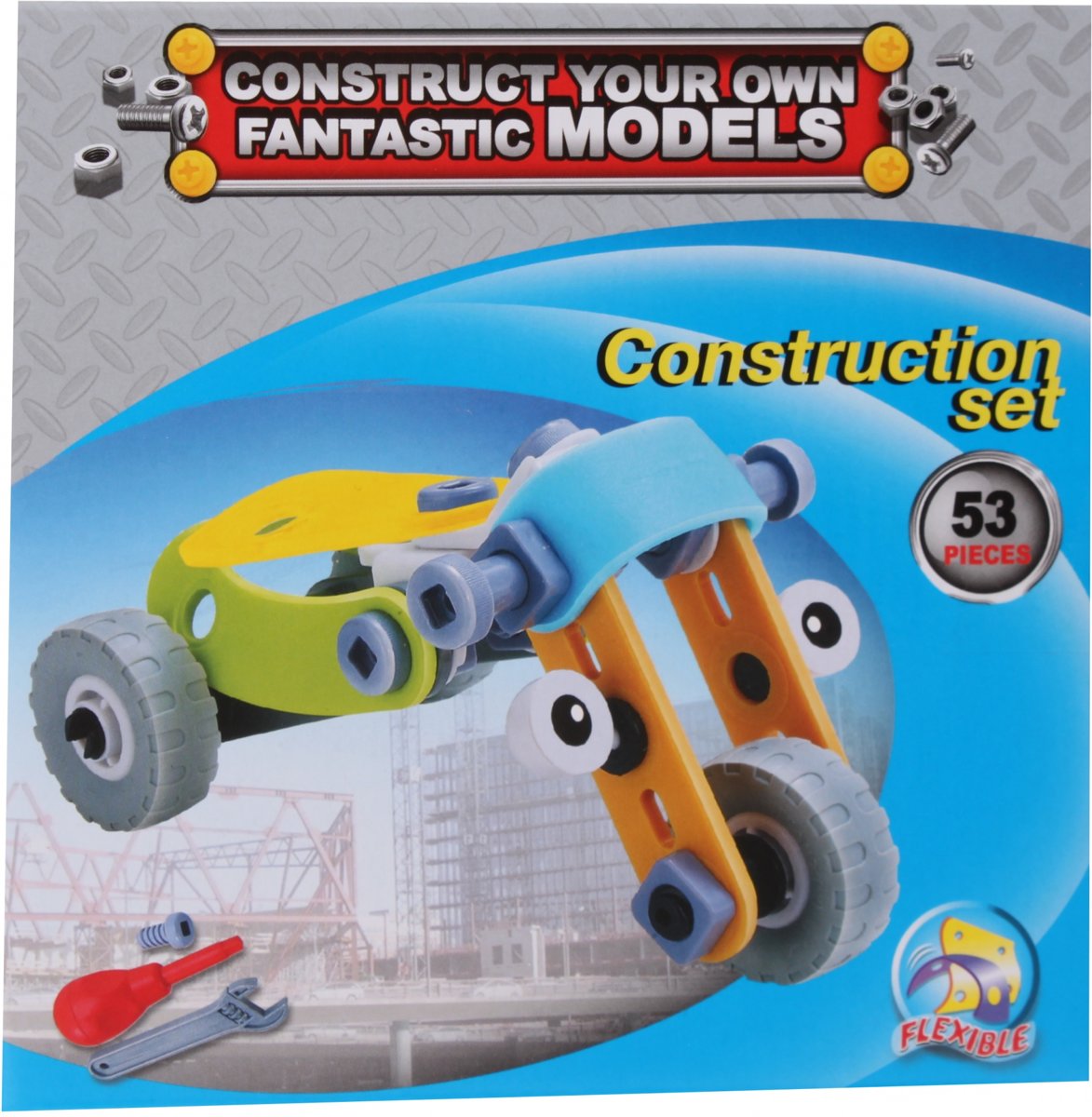 Free And Easy Constructieset Driewieler 53-delig