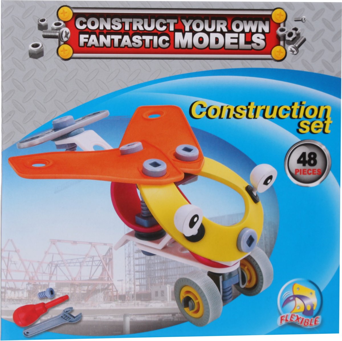 Free And Easy Constructieset Helikopter 48-delig