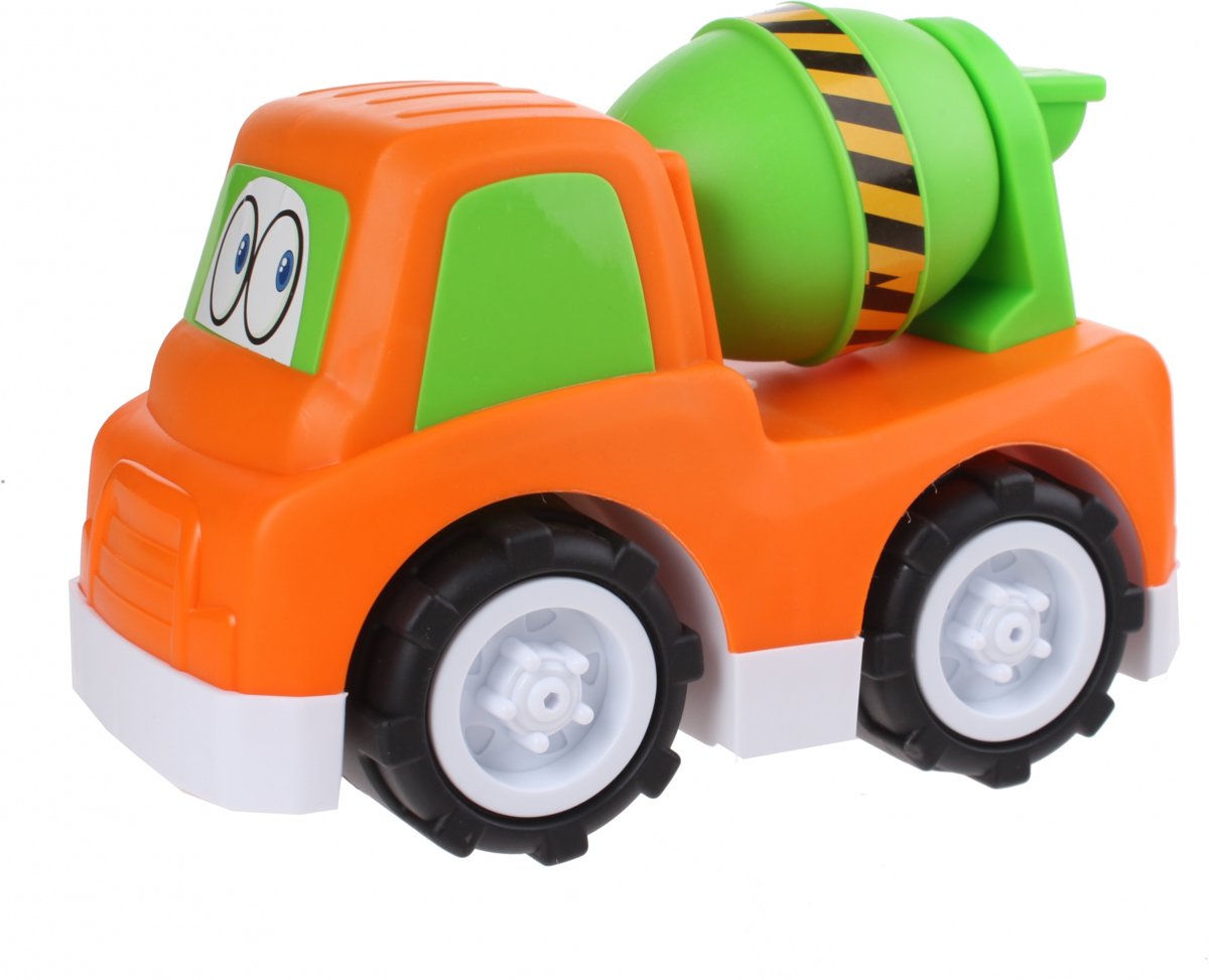 Free And Easy Speelgoedauto Cementtruck 24 Cm Oranje