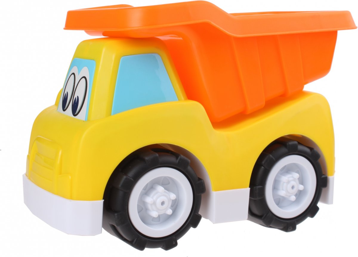 Free And Easy Speelgoedauto Dumper 24 Cm Geel