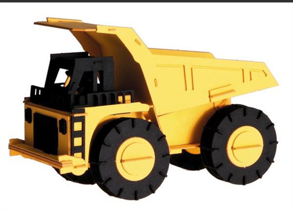 3D bouwpakket karton kiepwagen