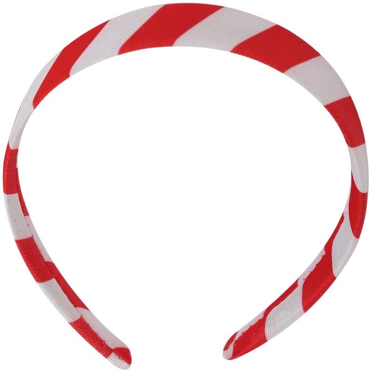 Haardband rood/wit - Rood-wit - N.v.t.