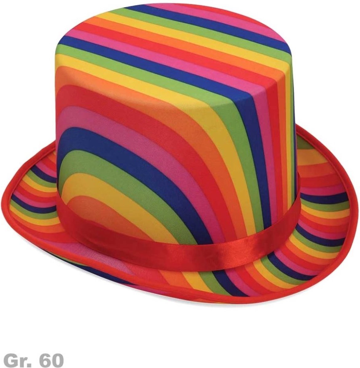 Hogehoed 60cm - Regenboog - pride