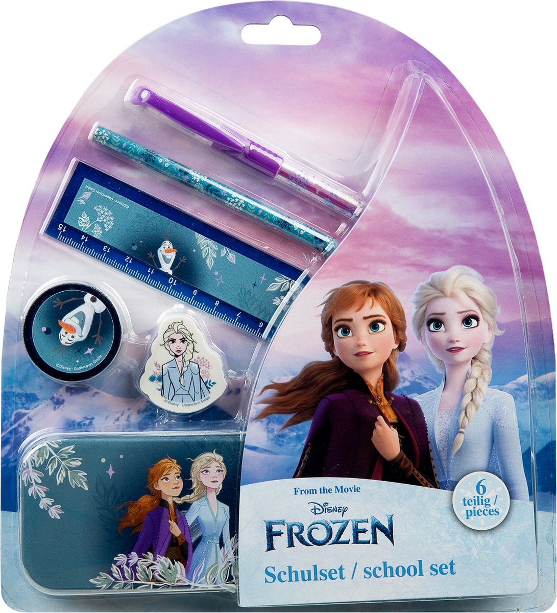 Frozen Disney Kleurblok met 5 kleurpotloden