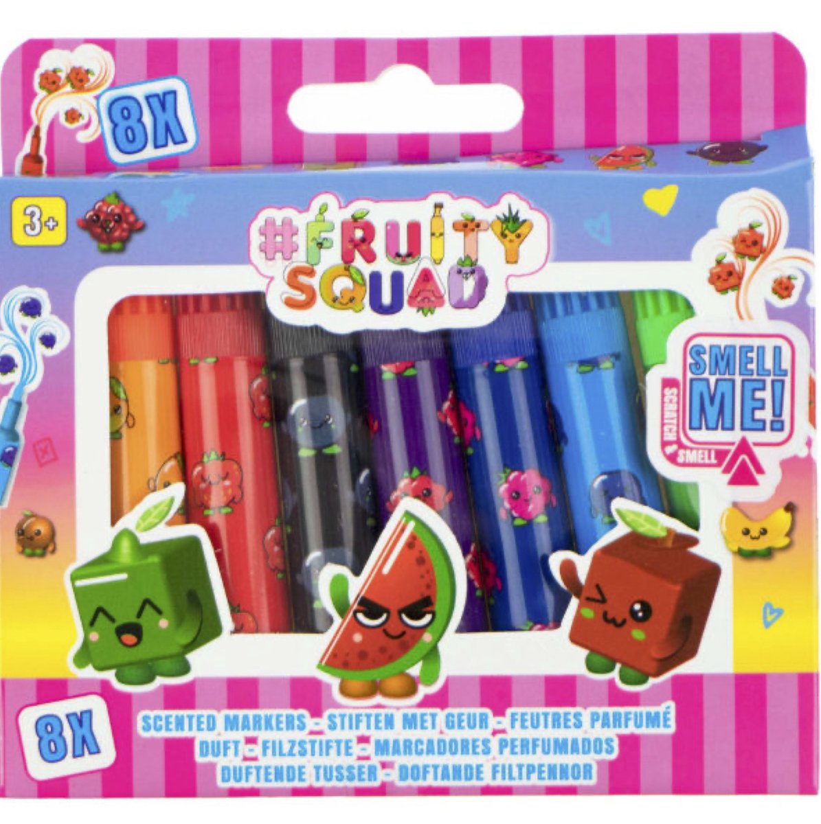Fruity-squad 8 mini stiftjes geur