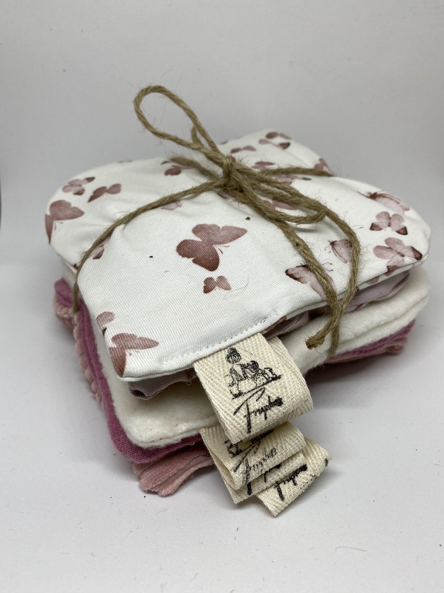 Frupkes - Sensorische speelzakjes van stof met 5 verschillende vullingen, kleur Sage