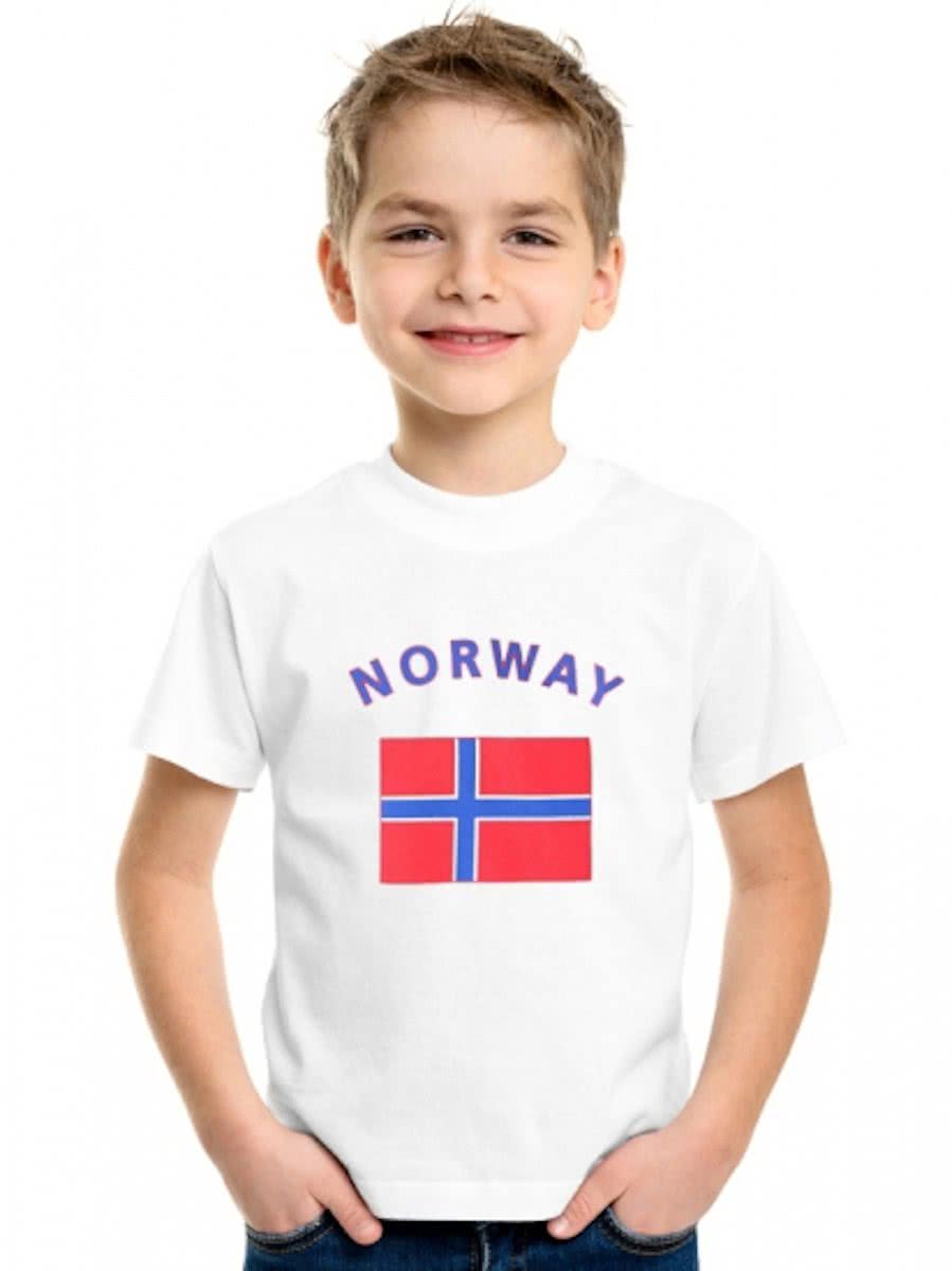 Kinder t-shirt vlag Norway L (134-146)