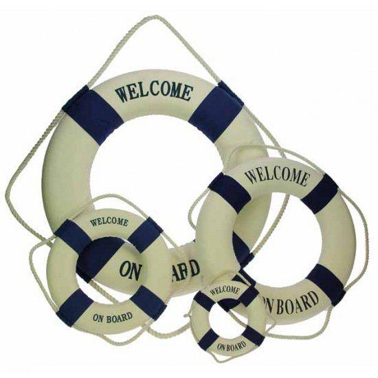 Kleine decoratie reddingsboei 12 cm