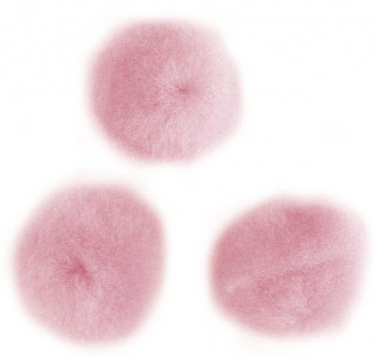 Knutsel pompons 15 mm roze