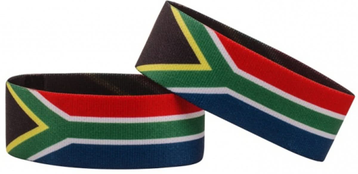 Supporter armband Zuid Afrika