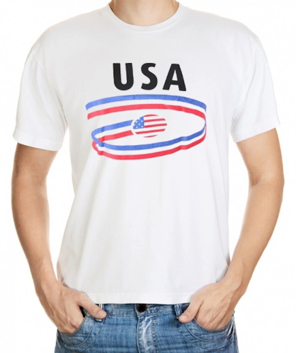 USA t-shirt voor heren 2xl