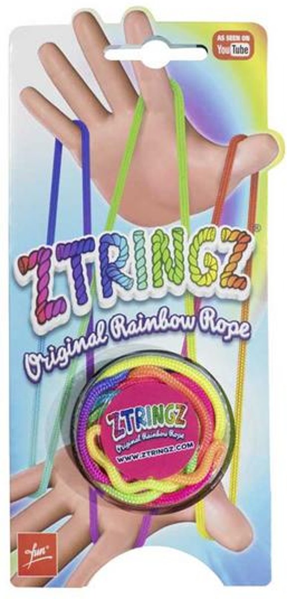 ZTRINGZ Regenboog Touw 2 Pakjes - Vingertouw