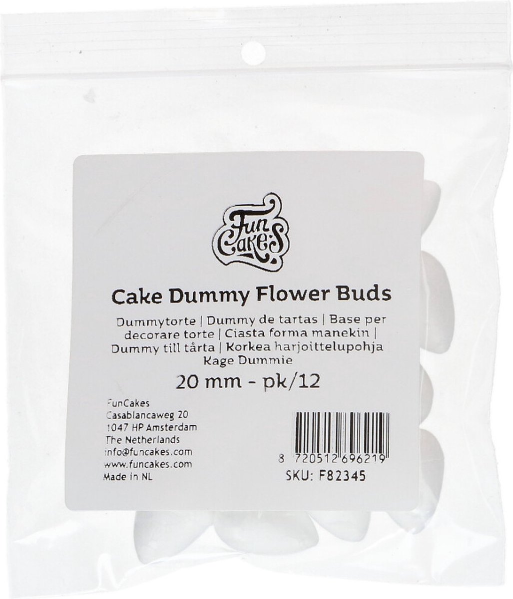 FunCakes - Dummy Bloemknoppen - 20 mm - pk/12