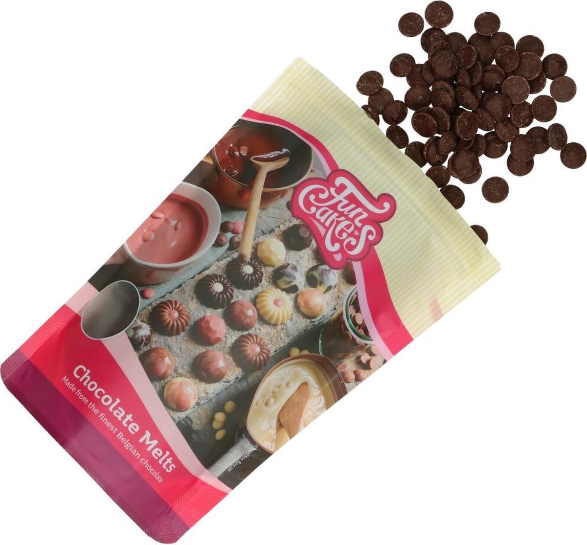 FunCakes Chocolade Melts Puur - 350g