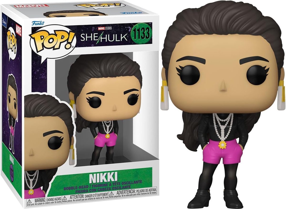 Funko SheHulk Verzamelfiguur Marvel POP! Nikki 9 cm Multicolours