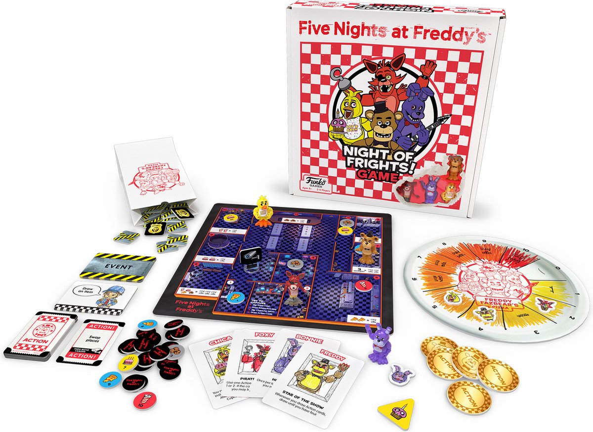 Funko Five Nights at Freddys - Night of Frights Game - Bordspel - Engelstalig spel