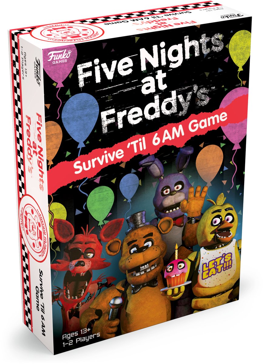 Funko Games Five Nights at Freddys - Survive Til 6AM Game - Bordspel - Coöperatief spel