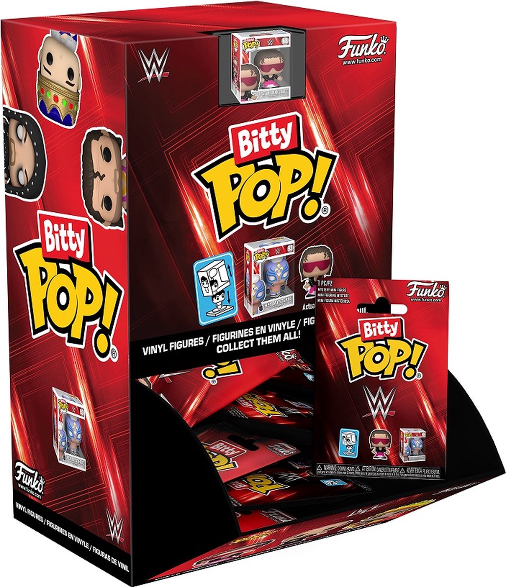 36 Stuks - WWE - Mystery   Bitty Pop Box