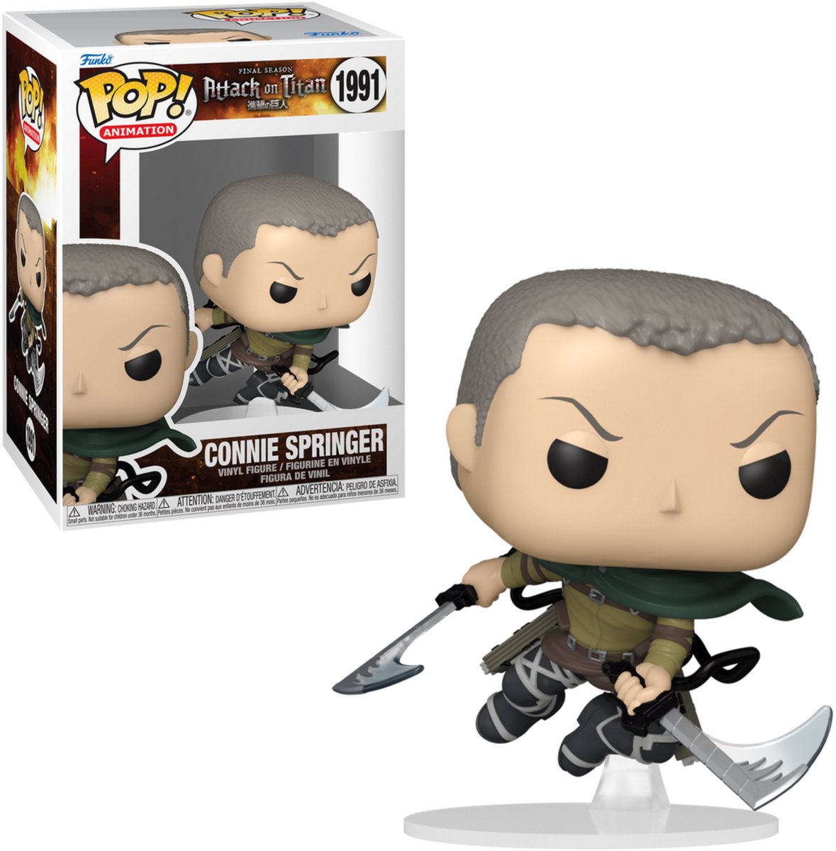 Attack On Titan Connie Springer vinylfiguur 1991 Unisex   Pop! - Neutraal - Standard