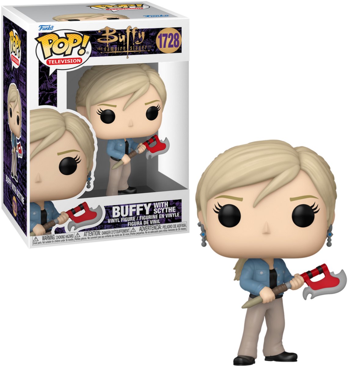 Buffy Buffy with Scythe vinylfiguur 1728 Unisex   Pop! - Neutraal - Standard