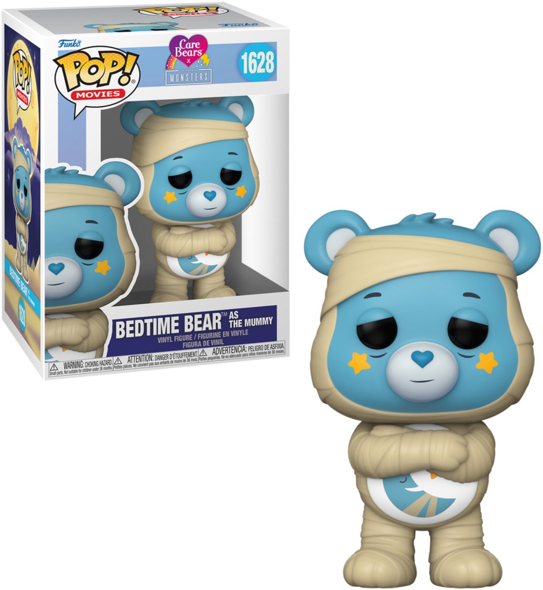 Care Bears Care Bears x Universal Monsters - Bedtime Bear as The Mummy vinylfiguur 1628   Pop! meerkleurig