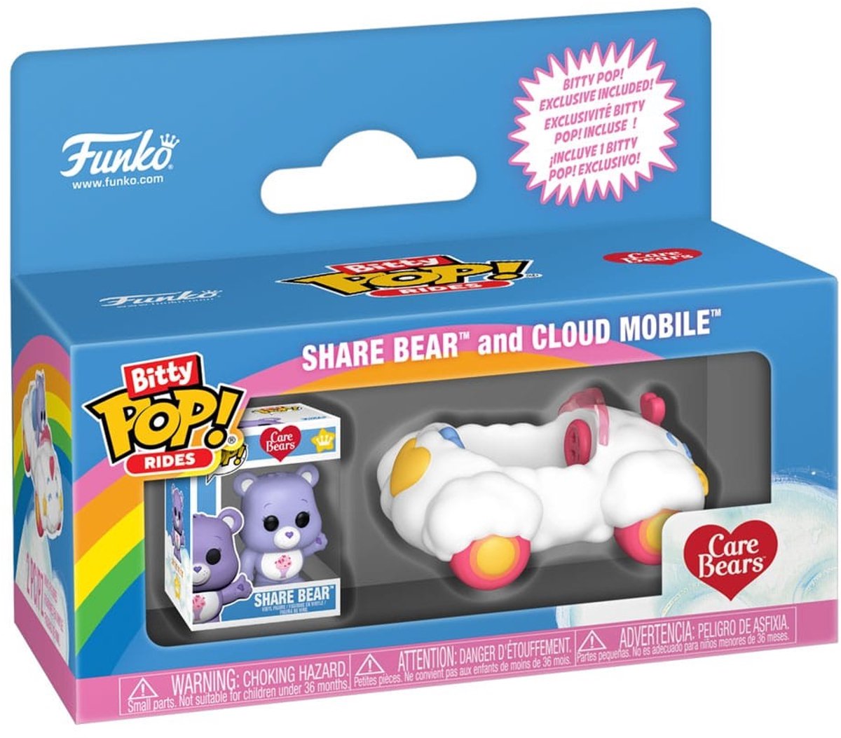 Care Bears Cloud Mobile (Bitty Pop! Ride) vinylfiguur Unisex   Pop! - Neutraal - Standard