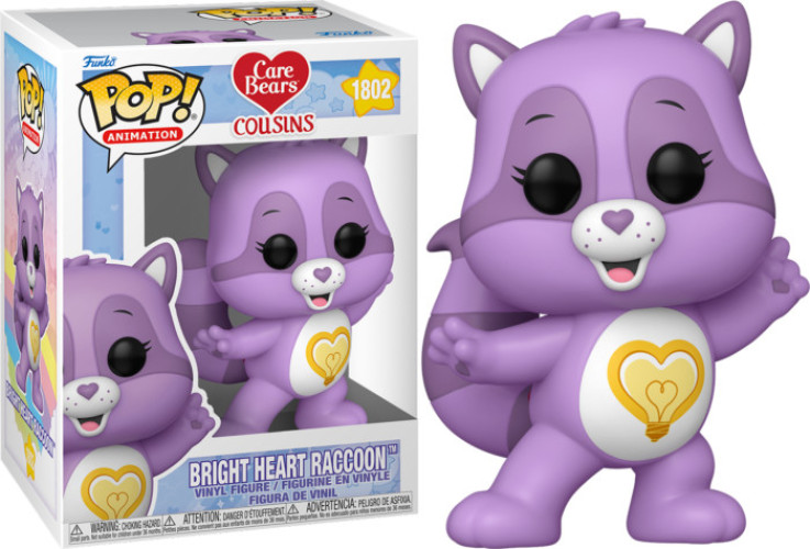Care Bears Cousins   Pop Vinyl: Bright Heart Raccoon