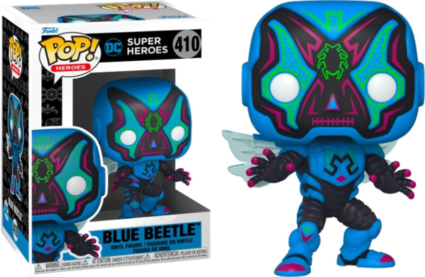 DC Super Heroes Dia de los Muertos   Pop Vinyl: Blue Beetle