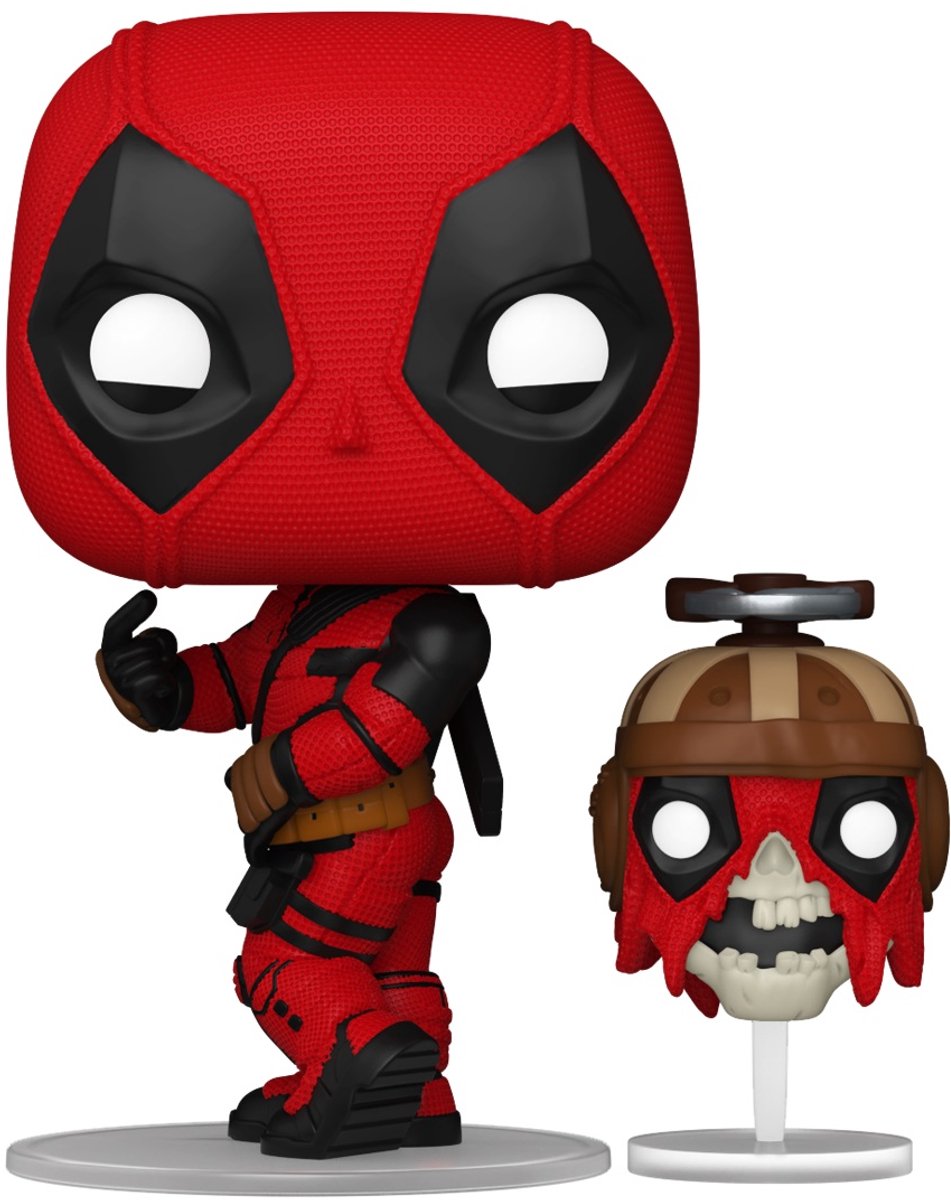 Deadpool Deadpool & Wolverine - Deadpool with Headpool vinylfiguur 1400 Unisex   Pop! - meerkleurig - Standard