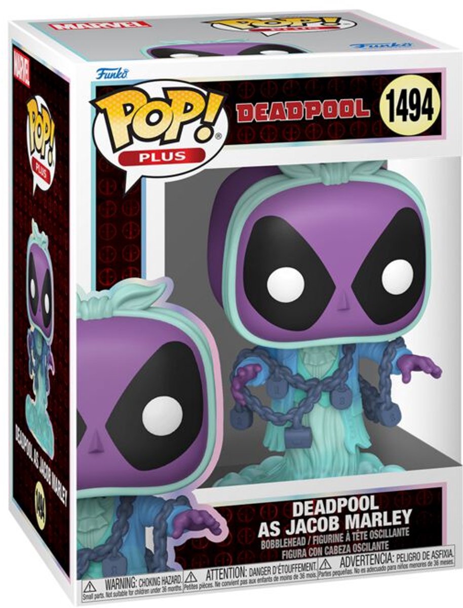 Deadpool Deadpool as Jacob Marley vinylfiguur 1494 Unisex   Pop! - Neutraal - Standard