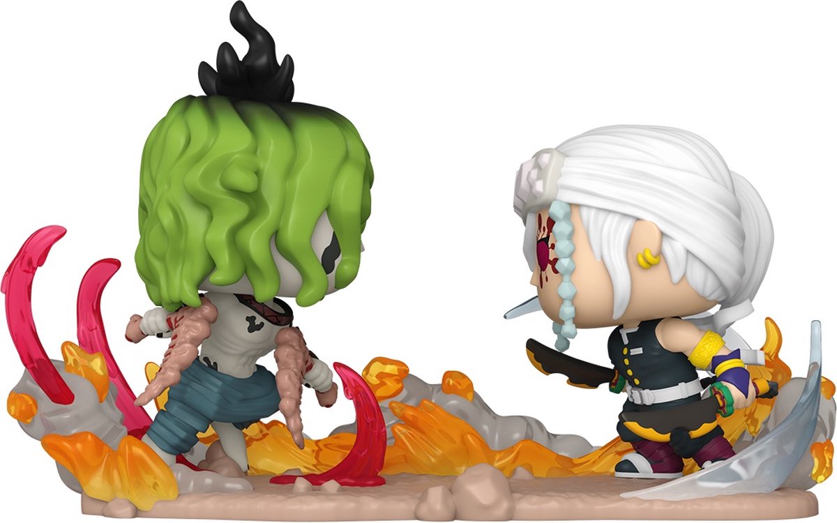 Demon Slayer Tengen Uzui vs. Gyutaro (Pop! Moment) Vinylfiguur 1753   Pop! meerkleurig