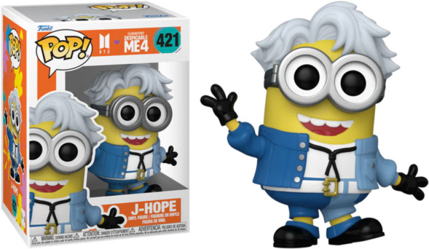 Despicable ME 4 x BTS   Pop Vinyl: J-Hope