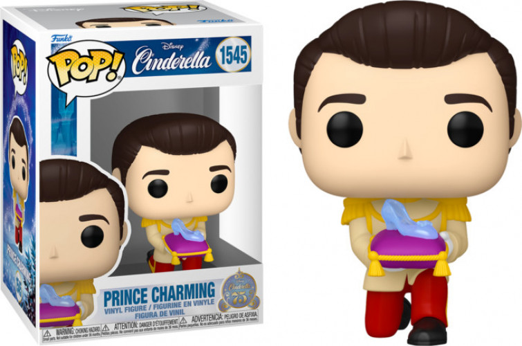 Disney Cinderella   Pop Vinyl: Prince Charming with Slipper