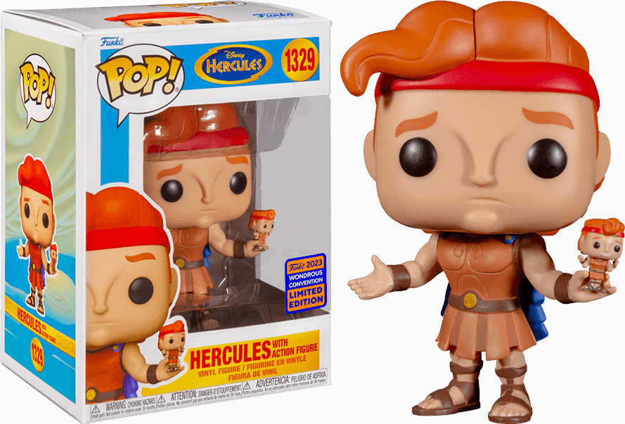 Disney Hercules   Pop Vinyl: Hercules with Action Figure