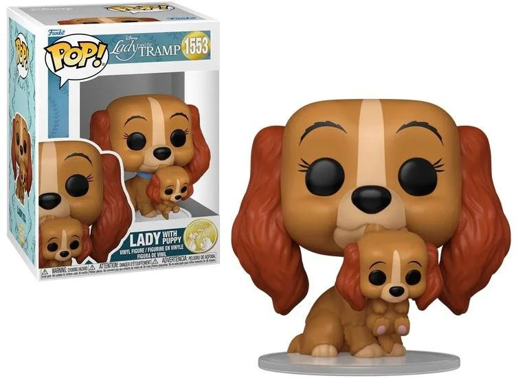 Disney Lady and The Tramp   Pop Vinyl: Lady with Puppy